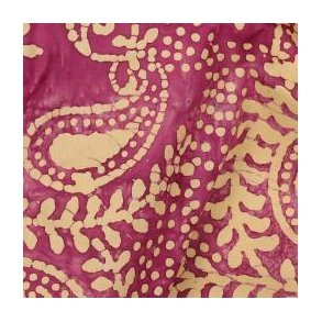 Unique crafted Batik cotton voile, Violet