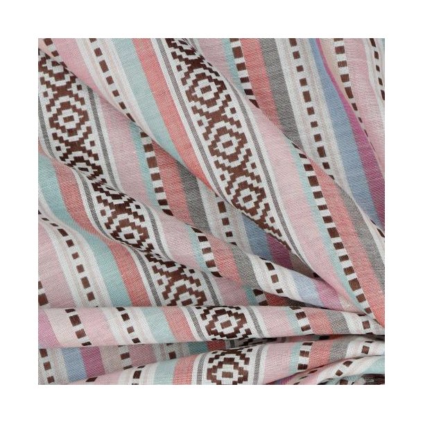 Cottan jacquard Stripes, Multicolour