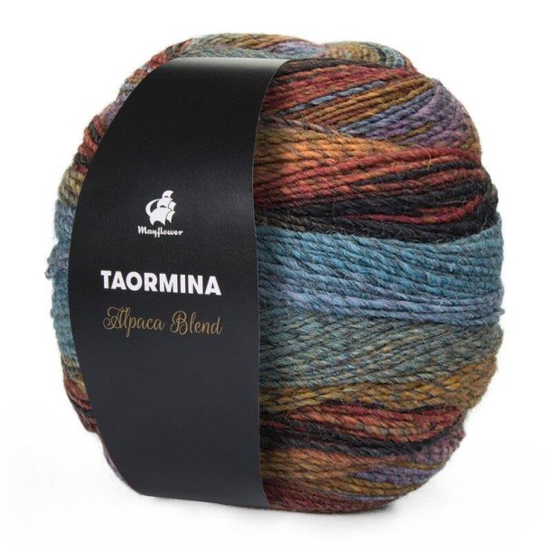 Taormina, Bl�/Terracotta/sort/chili