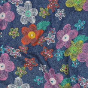 Denim 4,5OZ Flowers, Jeans