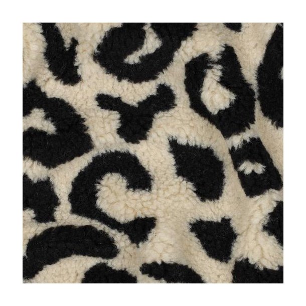 Teddy jacquard Animal skin, Black