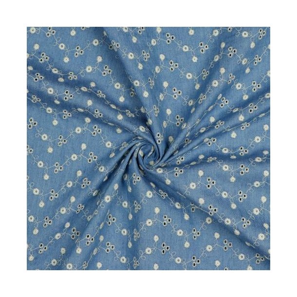Jeans Embroidery, Light blue