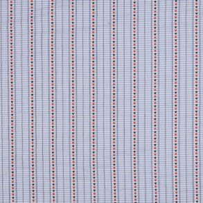 Cotton Jacquard Hearts