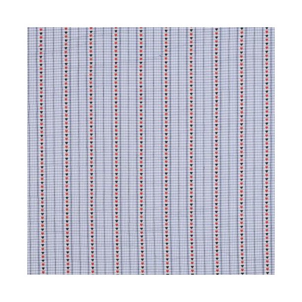 Cotton Jacquard Hearts