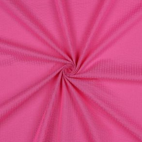 Cotton Jacquard Seersucker, Fuchsia