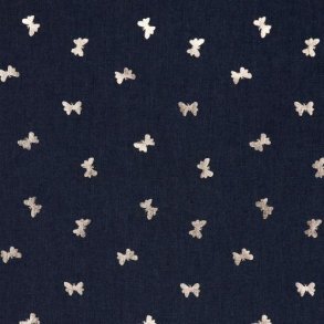 Jeans foil Butterflies, Jeans washed