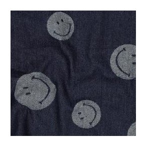 Denim Jacquards Smileys, Indigo
