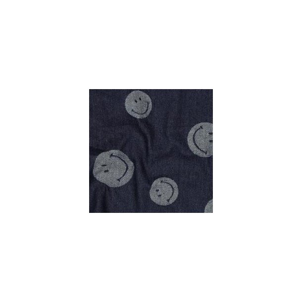 Denim Jacquards Smileys, Indigo