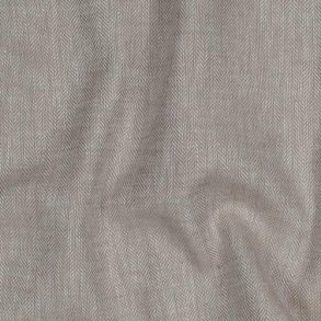 Linen cotton Herringbone, Beige