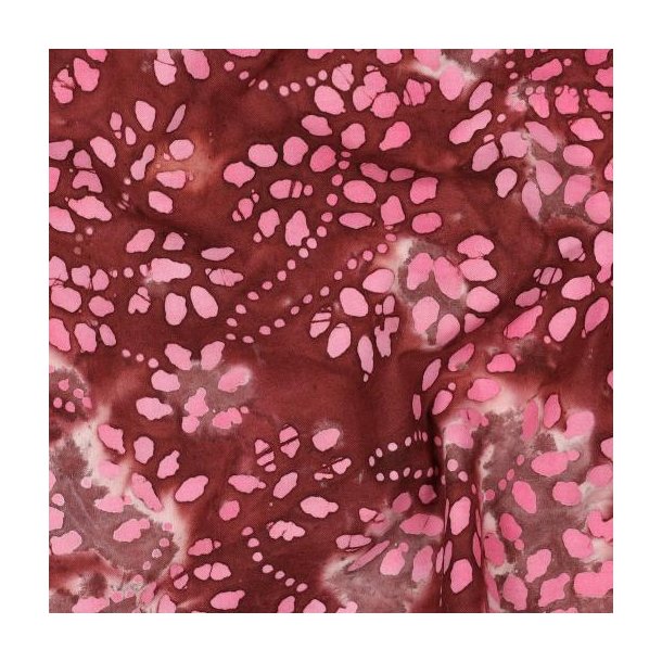 Handcrafted batik bomuld, Red