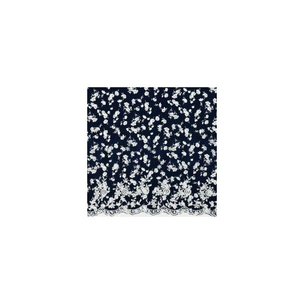 Viscose m/bort, Navy
