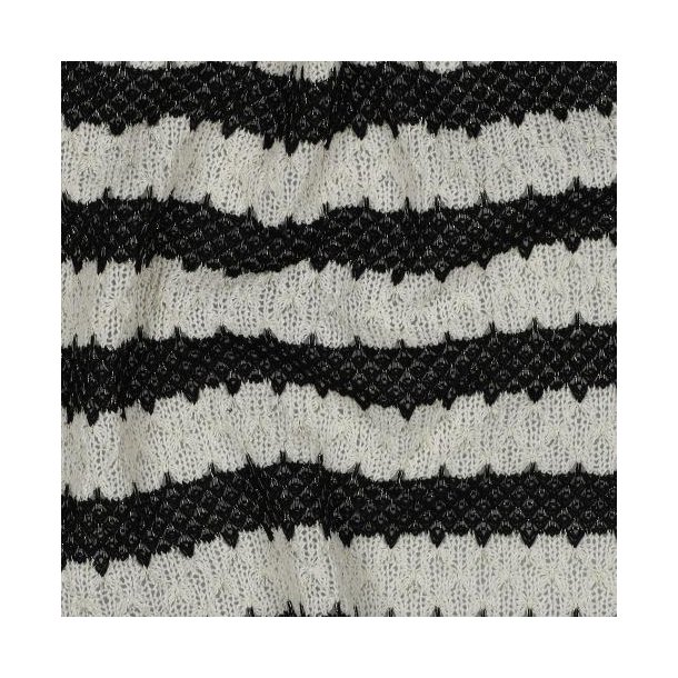 Knitted Jacquard, Black Gold lurex