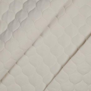 Quilt dobbeltsidet, Ecru