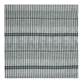 Bomuld m/smockeffekt stribet Navy