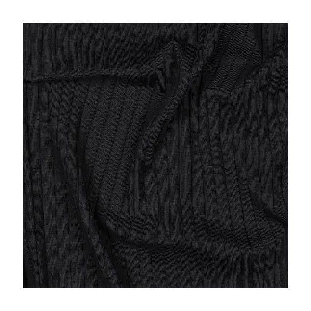 Rib jersey Big, Black