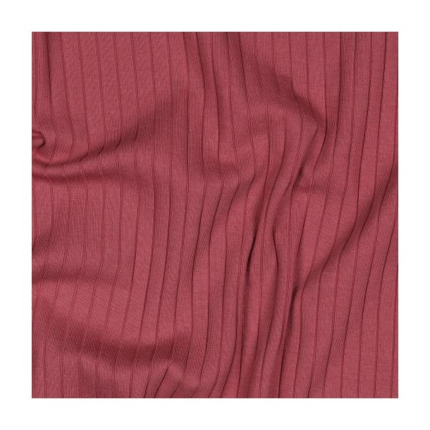 Rib jersey Big, Dark blush