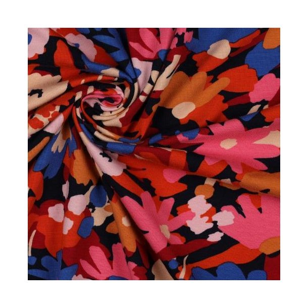 Gots jersey Pop blossom, Nerida Hansen, Navy