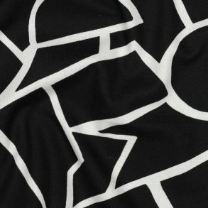 Canvas abstract, Black & white