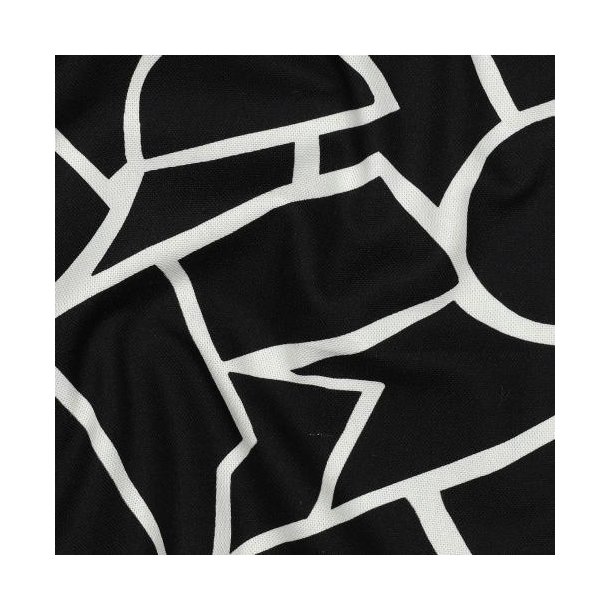 Canvas abstract, Black & white