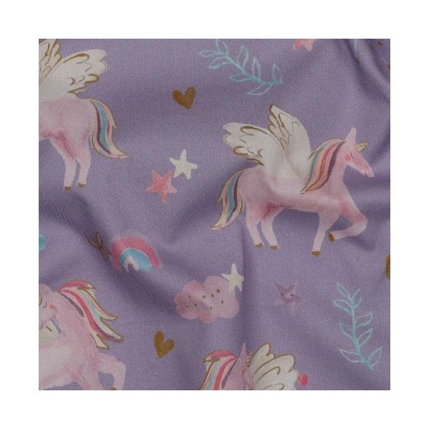 Fine poplin Unicorns, Lavender