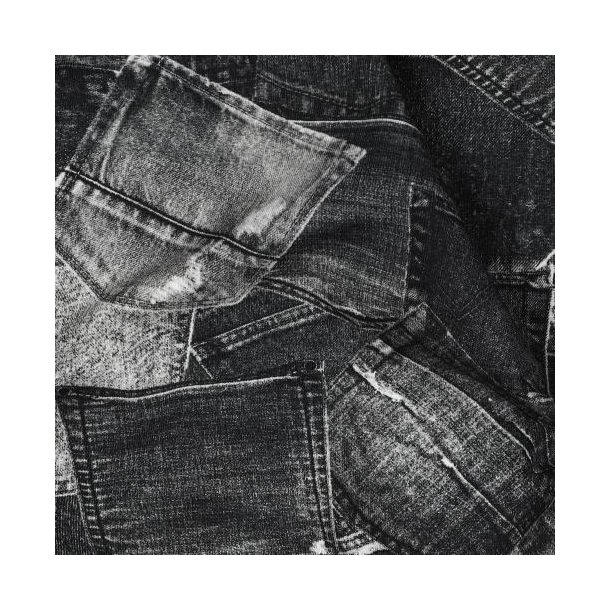 �kotex bomulds jersey Digital Jeans pockets, Dark grey