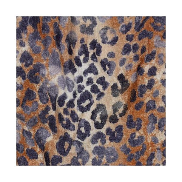 Double gauze Digital animal skin, Light sand