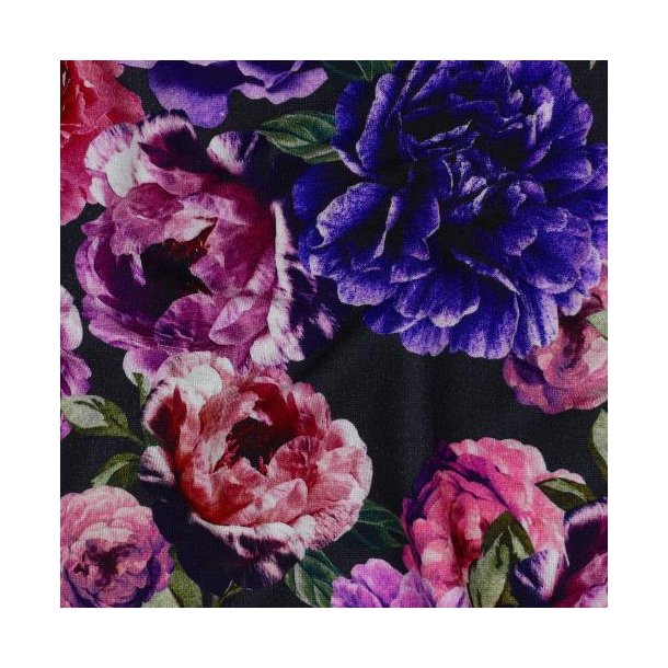 Punta Di Roma digital Flowers, Navy