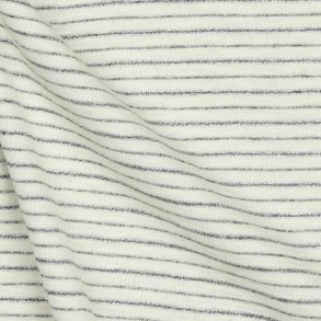 Jersey m/n�lestrib, Ecru