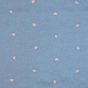 Jeans embroidery, Bleached