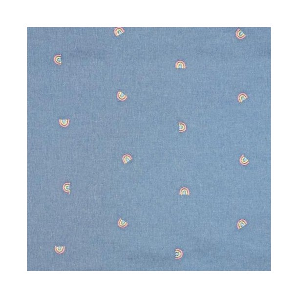 Jeans embroidery, Bleached