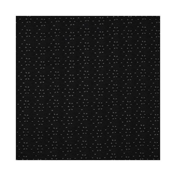 Polyester m/print, black