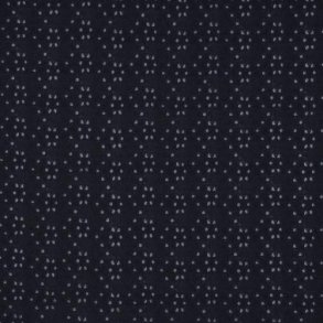 Polyester m/print, Navy