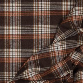Flannel, Brown/ecru/orange