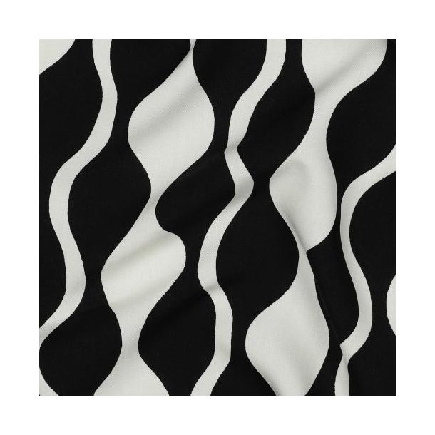 Viscose abstract, Black/ecru