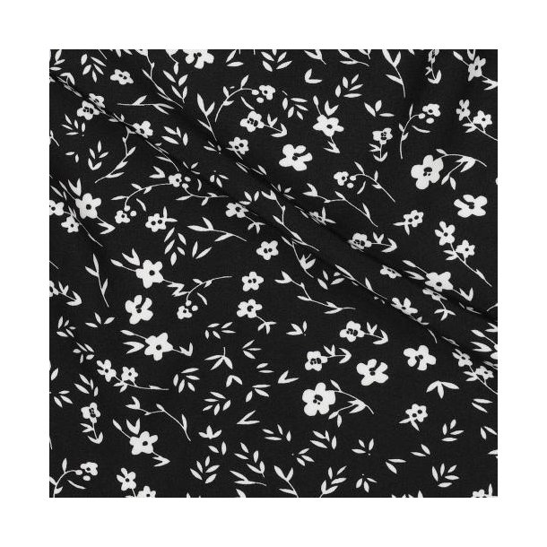 Magnolia stretch Flowers, Black