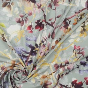 Viscose digital Floral, Nile