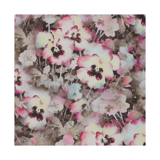 Radiance Digital Flowers, Taupe