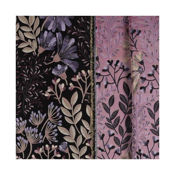 Jacquard dobbeltface, Purple