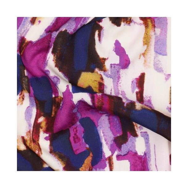 Viscose digital abstract, Purple
