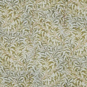 Viscose Digital leaves, Multi green