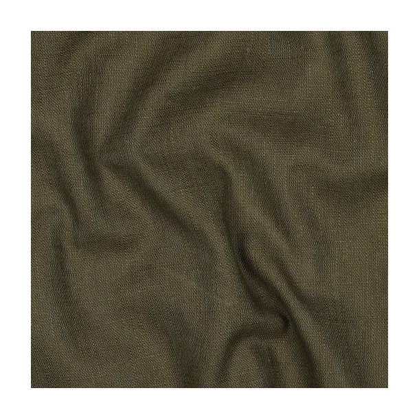 Linen washed 230g/m2, Moss green