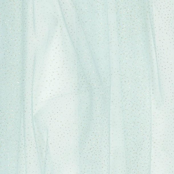 Royal Tule/tyl sparkle Glimmer Lightblue/Gold