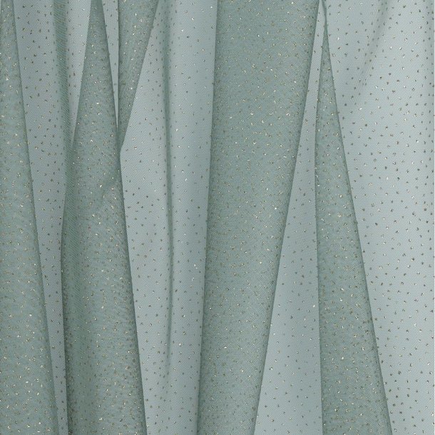 Royal Tule/tyl sparkle Glimmer Old green/Gold