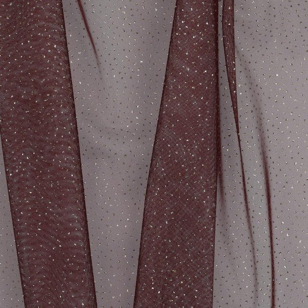 Royal Tule/tyl sparkle Glimmer, Aubergine Gold