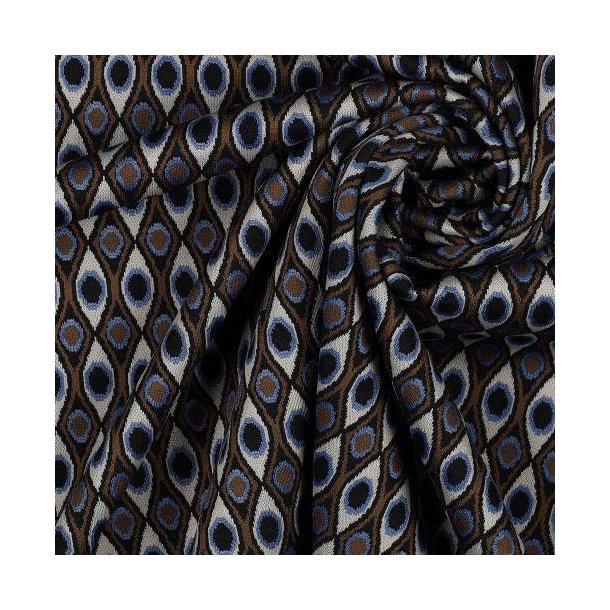 Knitted Jacquard Multi brown blue