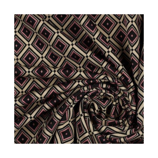 Knitted Jacquard, Multi beige