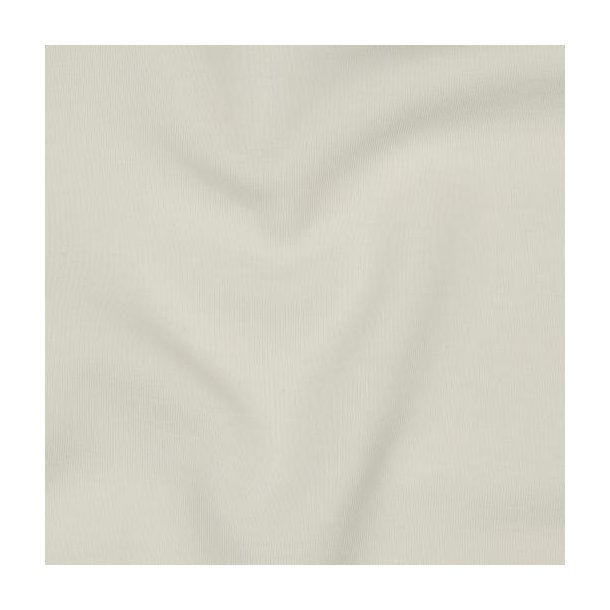 Cotton Interlock jersey, Ecru