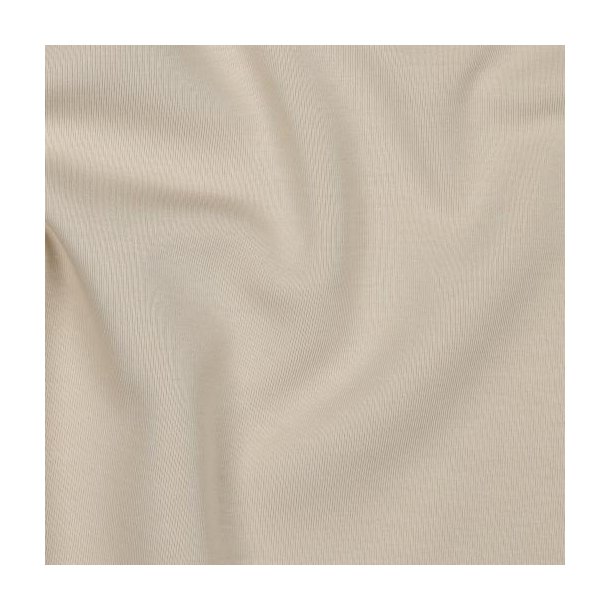 Cotton Interlock jersey, Sand