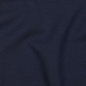 Cotton Interlock jersey, Navy