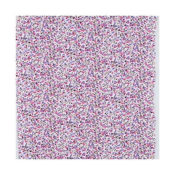 Viscose digital Flowers, Lilac